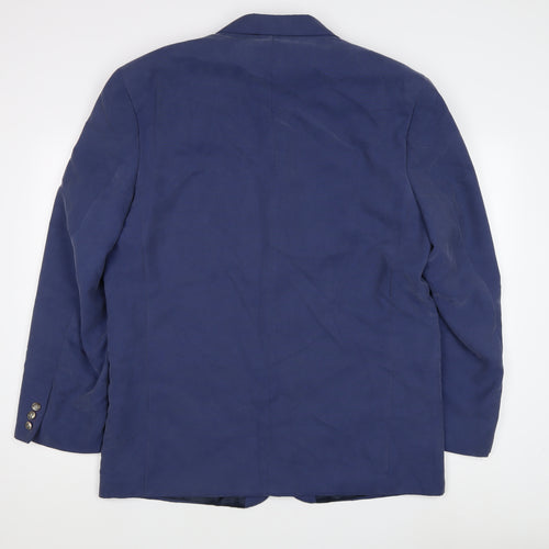 Uomo Desideri Men's Blue Blazer, Size 44, Formal Jacket