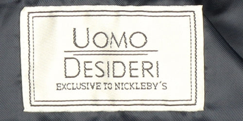 Uomo Desideri Men's Blue Blazer, Size 44, Formal Jacket