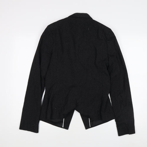 Next Women's Black Pinstripe Blazer Size 10 Tall