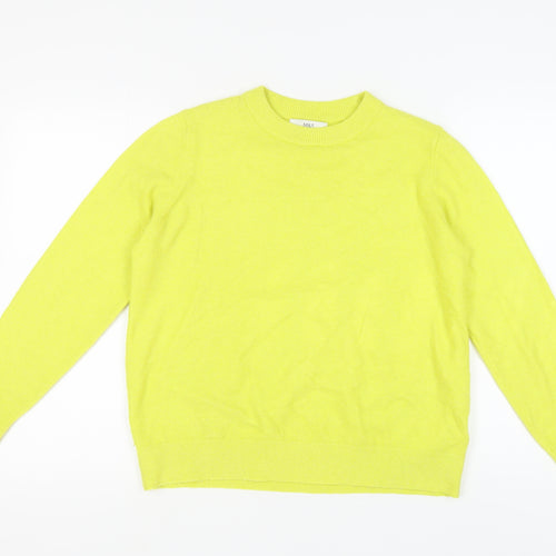 Marks and Spencer Women’s Green Cotton Jumper M
