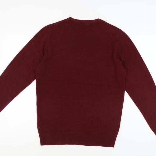 Kensington Eastside Men's Red Pullover Jumper Size M