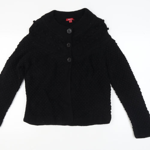 Monsoon Women's Black Jumper, Size 22, Chunky Knit