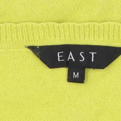 East Women's Green V-Neck Pullover Jumper M