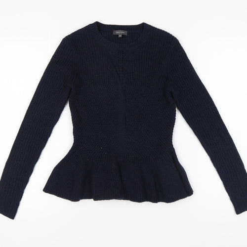 Pied A Terre Women's Blue Pullover Jumper, Size 8