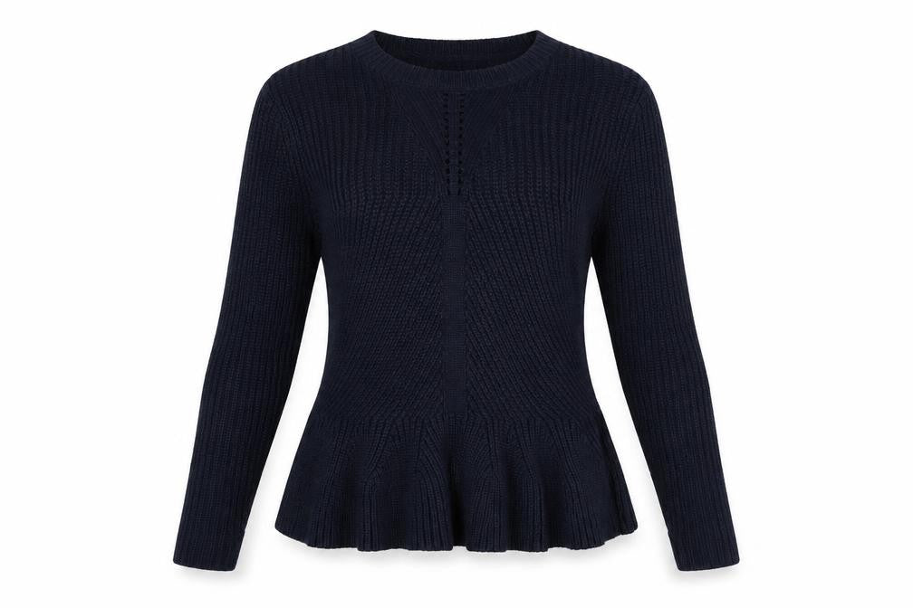Front view of Pied A Terre Women's Blue jumper, size 8