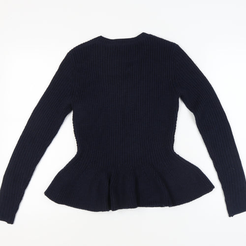 Pied A Terre Women's Blue Pullover Jumper, Size 8