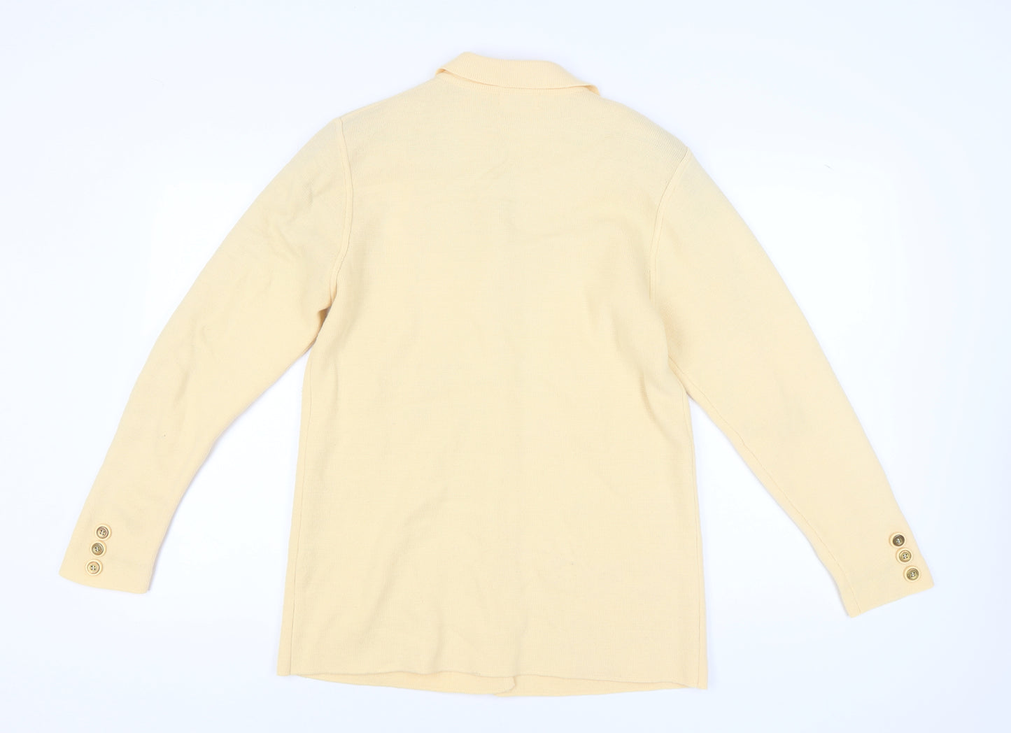 Bonmarché Women's Beige Cardigan M - Buttoned Acrylic