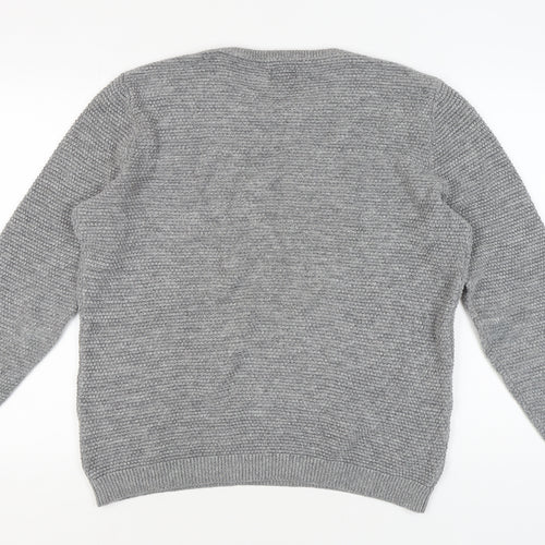 Selected Homme Men’s Grey Knit Pullover Jumper XL