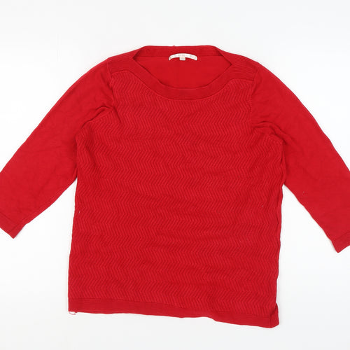 Noni B Women's Red Pullover Jumper, Size S