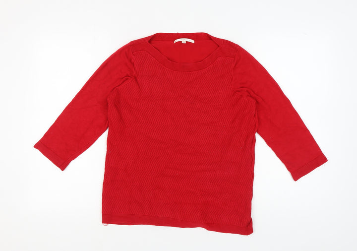 Noni B Women's Red Pullover Jumper, Size S