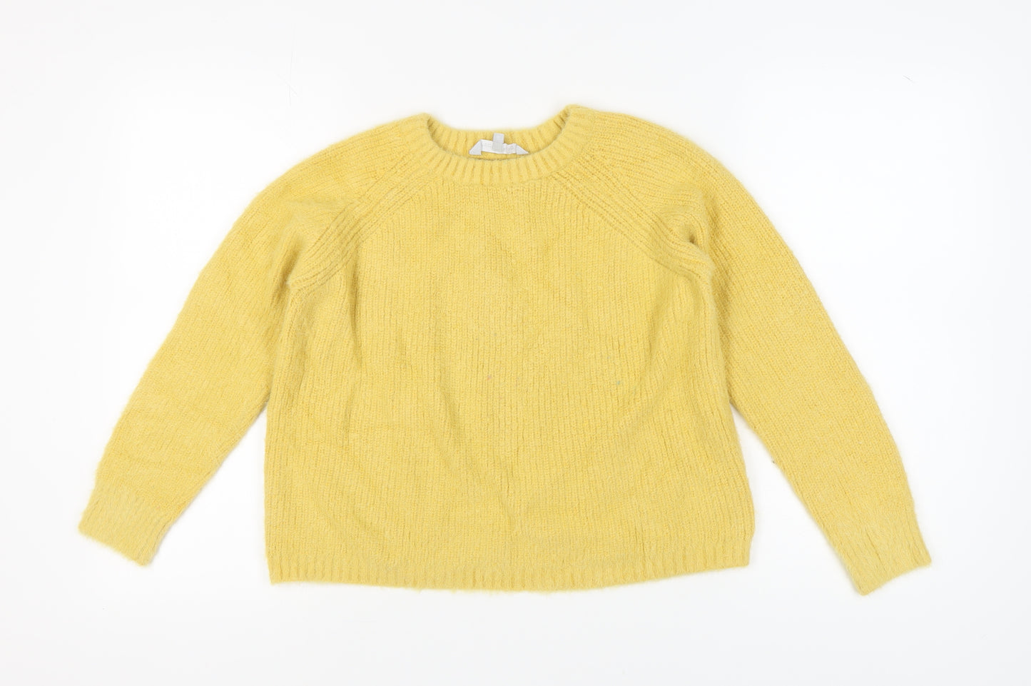 Red Herring Women's Yellow Pullover Jumper Size 12