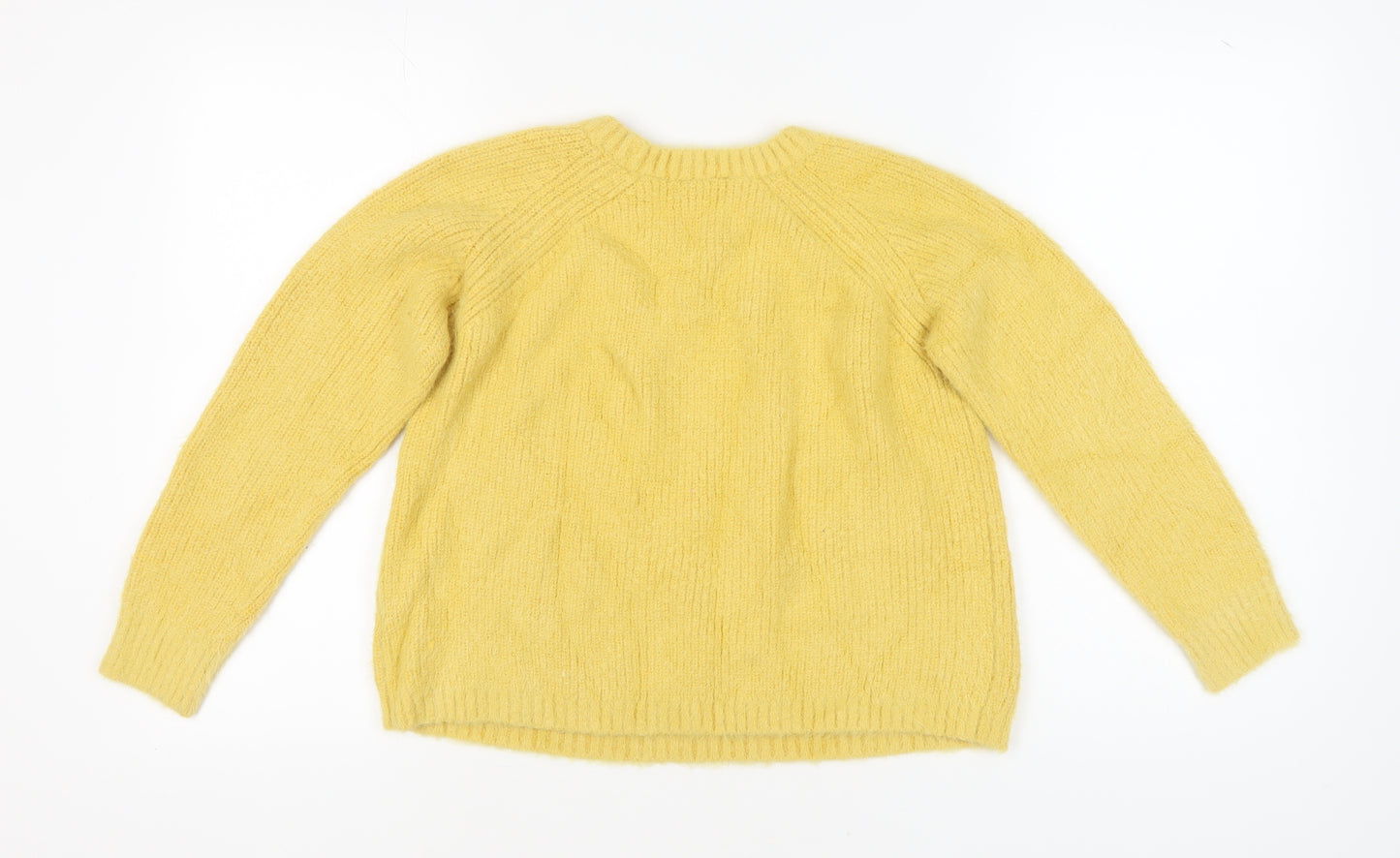 Red Herring Women's Yellow Pullover Jumper Size 12