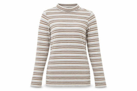 Front view of Marks & Spencer Women Stripe Top, size 12, Multicoloured