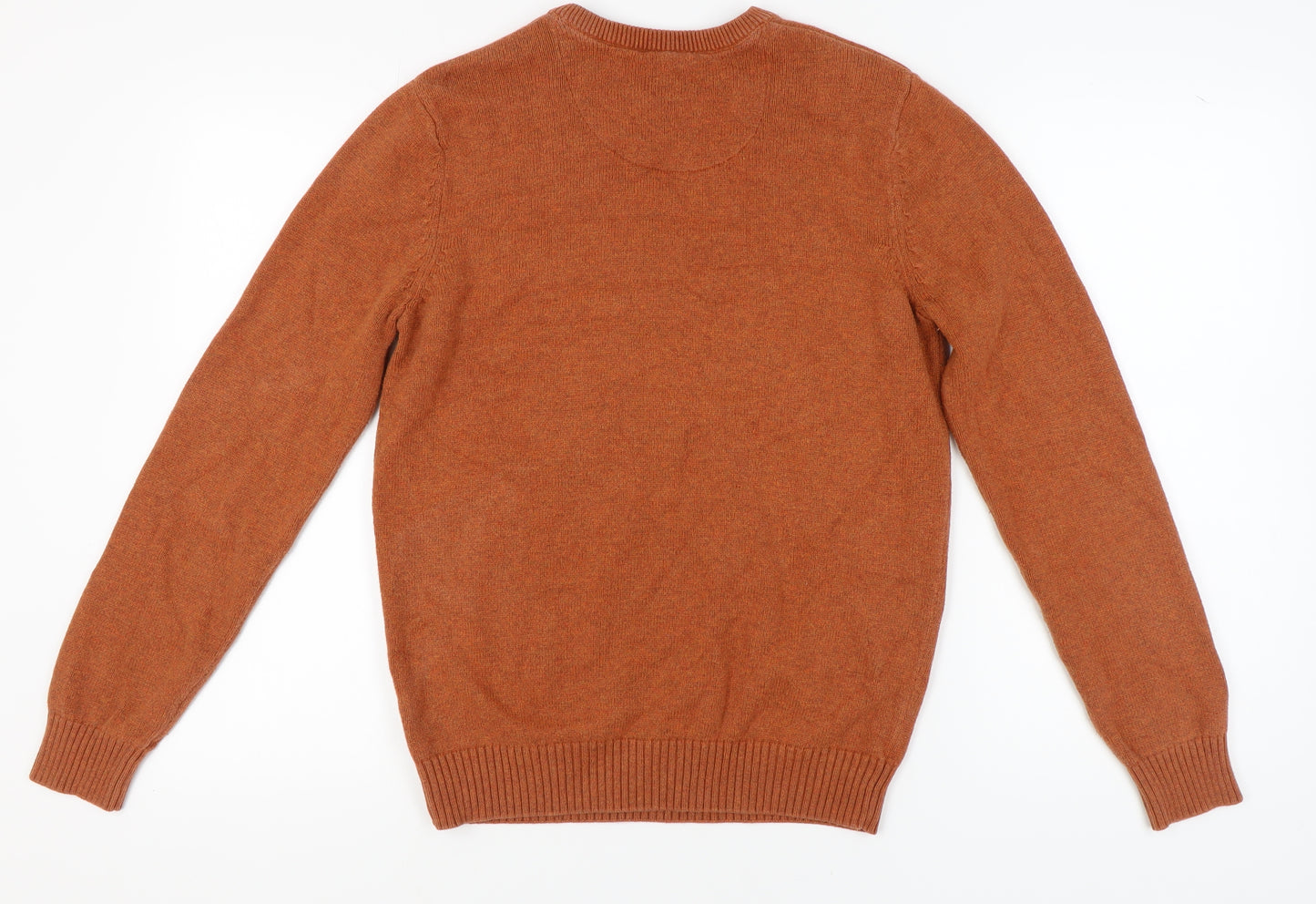 Maine New England Men's Orange Wool Pullover Jumper S