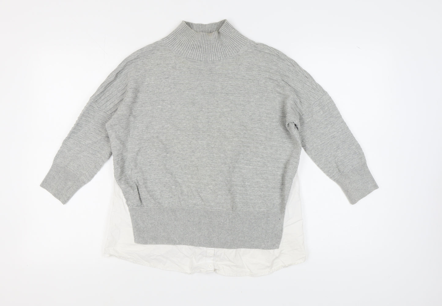 French Connection Women's Grey Pullover Jumper S