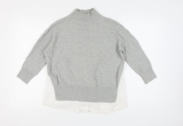 French Connection Women's Grey Pullover Jumper S