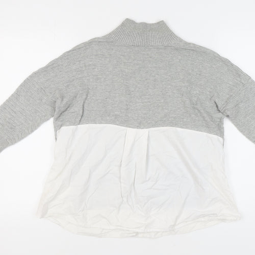 French Connection Women's Grey Pullover Jumper S