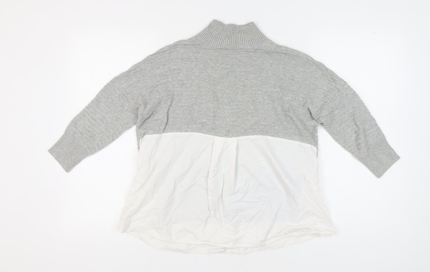 French Connection Women's Grey Pullover Jumper S