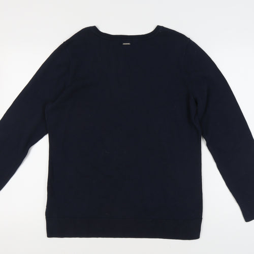 Nautica Men's Blue XL Pullover Jumper, Cotton, Crew Neck