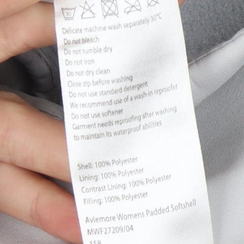 Mountain Warehouse Women's Grey Puffer Jacket Size 12