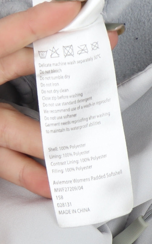 Mountain Warehouse Women's Grey Puffer Jacket Size 12