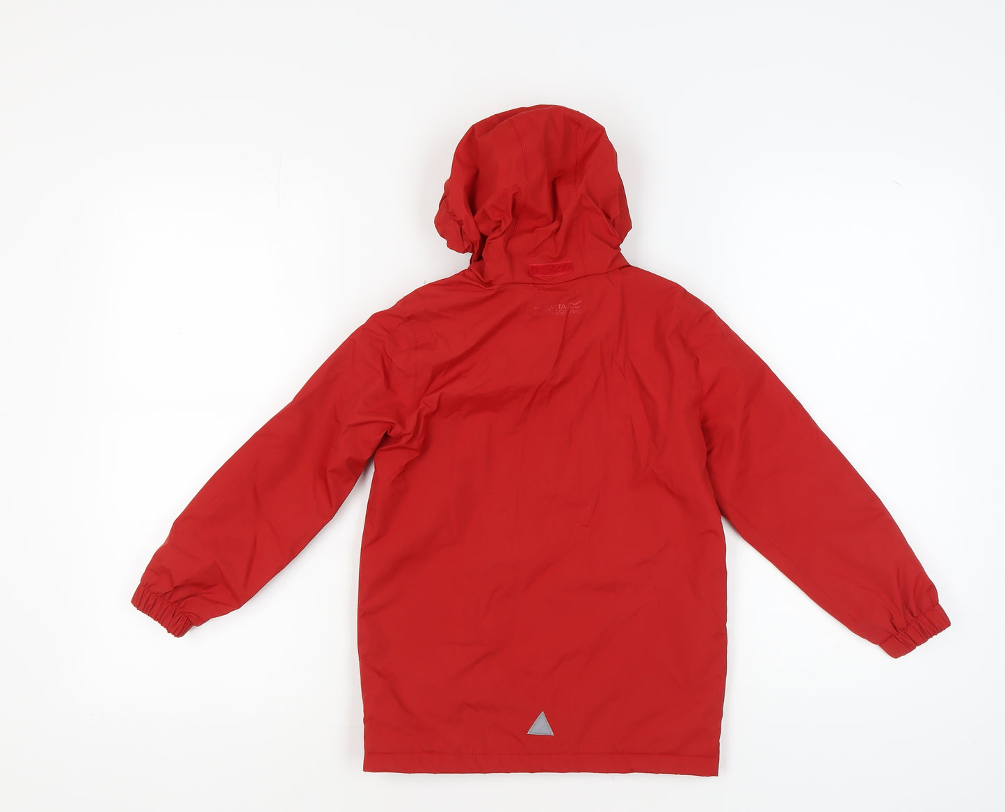 Regatta Kids Red Rain Coat, 7-8 Yrs, Waterproof & Hooded, Excellent