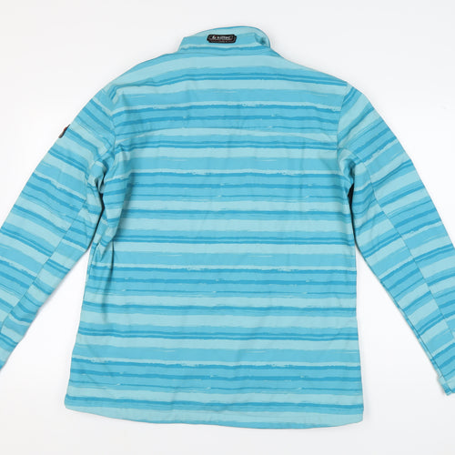 Killtec Women's Blue Striped Jacket Size 18 Windbreaker