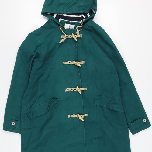Seasalt Cornwall Women's Green Rain Coat, Size 16, Nautical Style