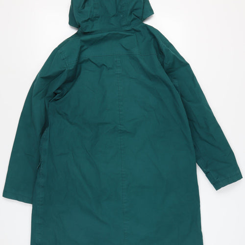 Seasalt Cornwall Women's Green Rain Coat, Size 16, Nautical Style