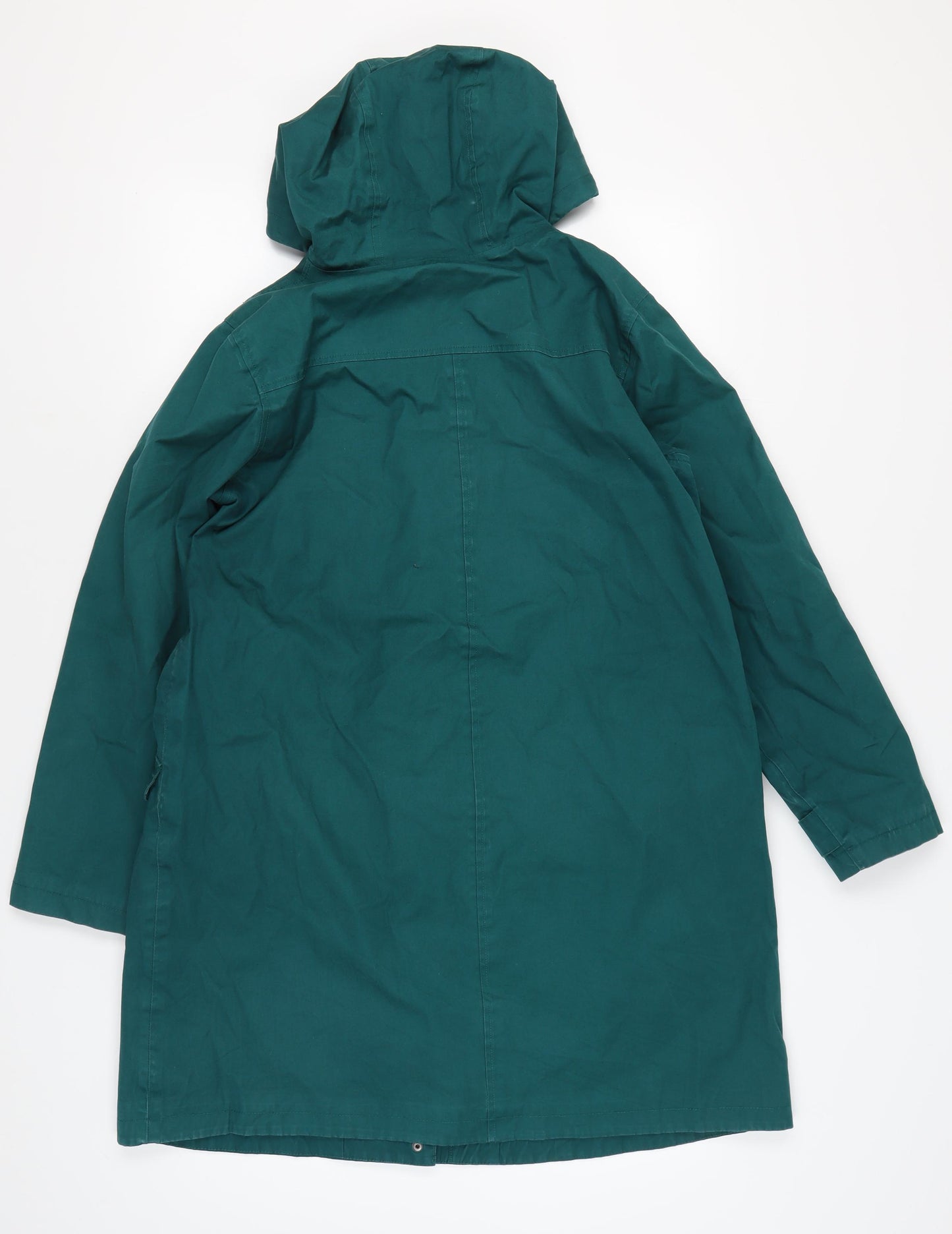 Seasalt Cornwall Women's Green Rain Coat, Size 16, Nautical Style