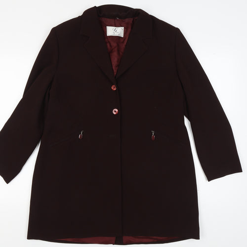 GOLD by Michael H Women's Blazer, Size 18, Burgundy