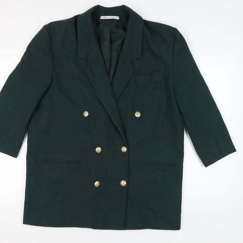 Dunnes Stores Women's Green Blazer Sz 16