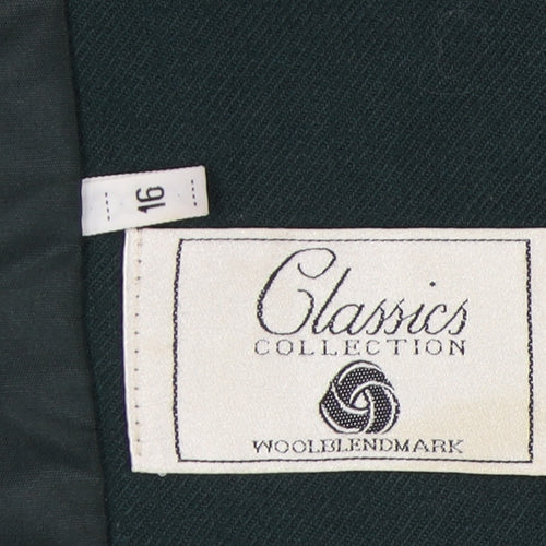 Dunnes Stores Women's Green Blazer Sz 16