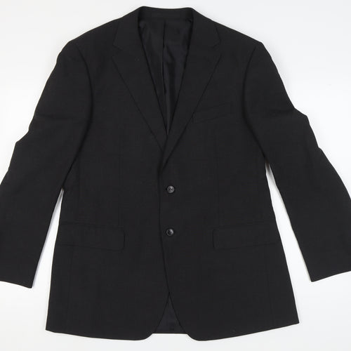 Marks and Spencer Men's Charcoal Long Blazer 42L