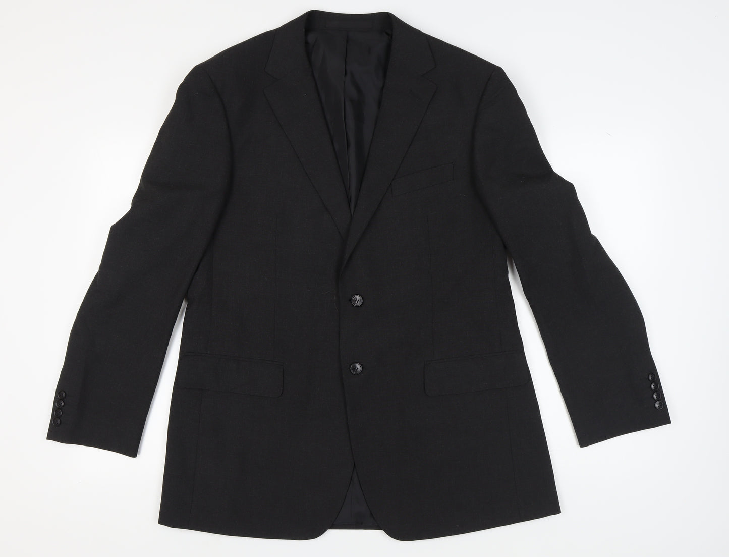 Marks and Spencer Men's Charcoal Long Blazer 42L
