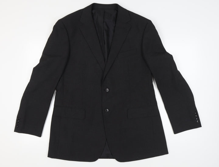 Marks and Spencer Men's Charcoal Long Blazer 42L