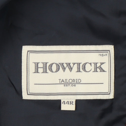 Howick Men's Blue Blazer 44R Regular Fit