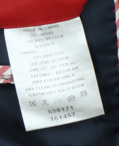 Howick Men's Blue Blazer 44R Regular Fit