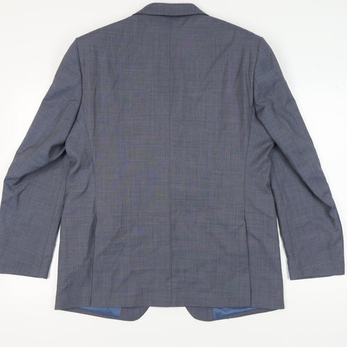Marks and Spencer Men's Blue Wool Blazer Size 42R