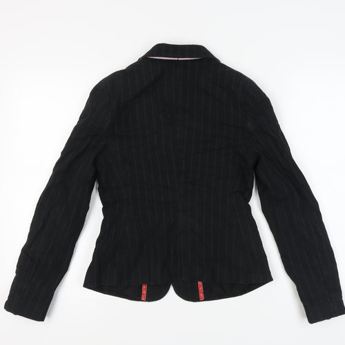 Ted Baker Women's Black Pinstripe Blazer Size 2