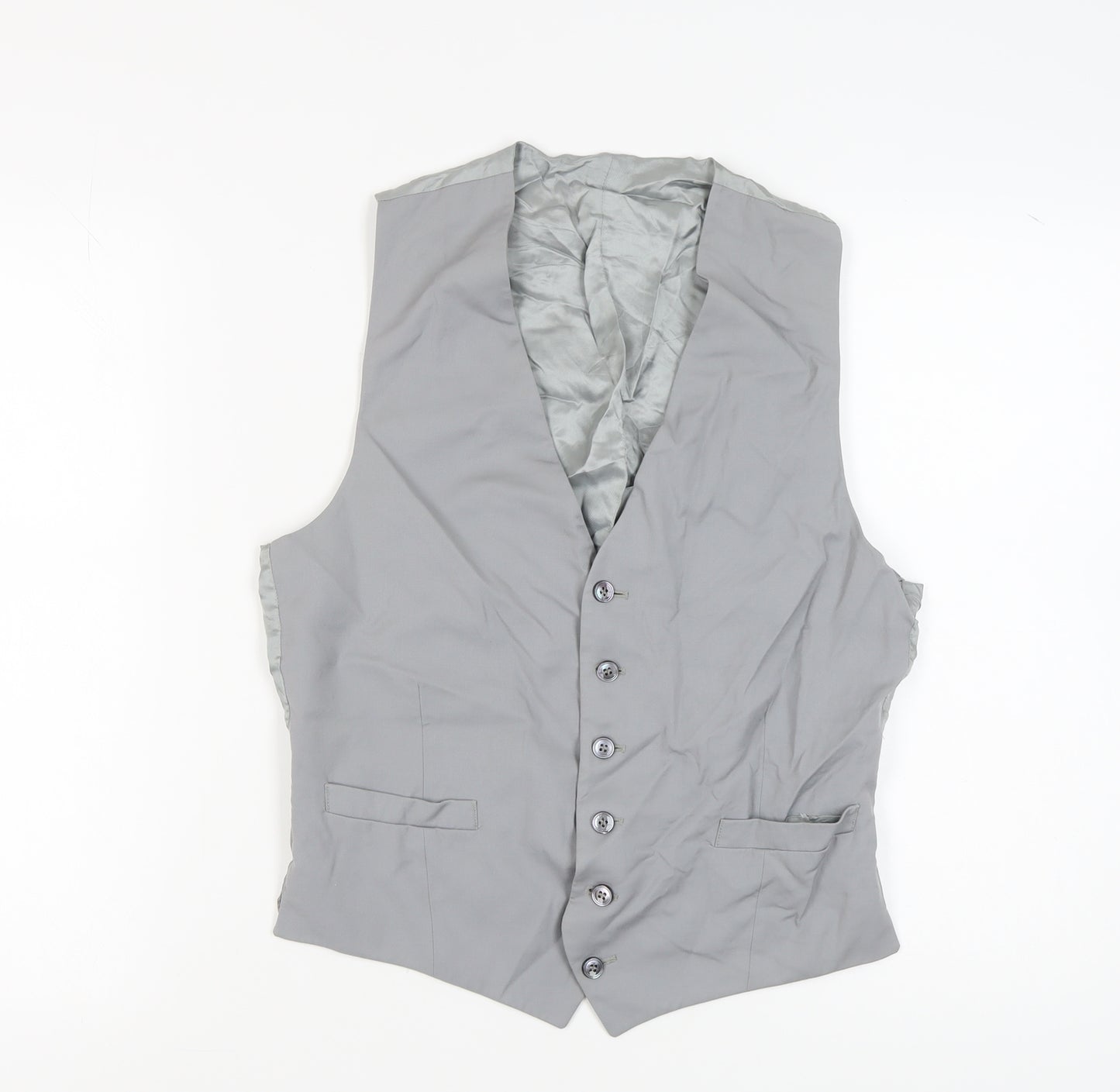 Gieves & Hawkes Grey Men's Waistcoat 40R Formal