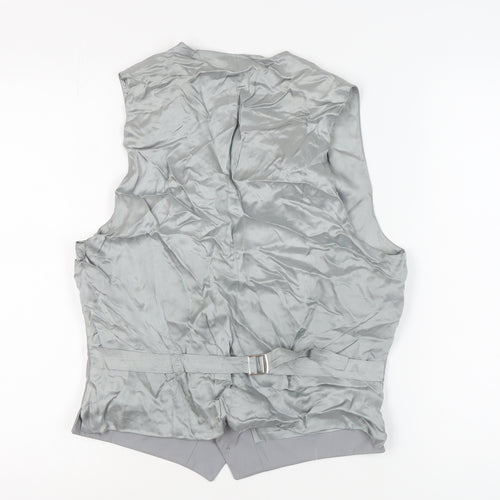 Gieves & Hawkes Grey Men's Waistcoat 40R Formal
