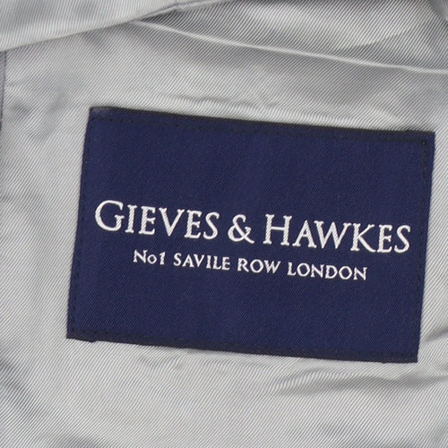 Gieves & Hawkes Grey Men's Waistcoat 40R Formal