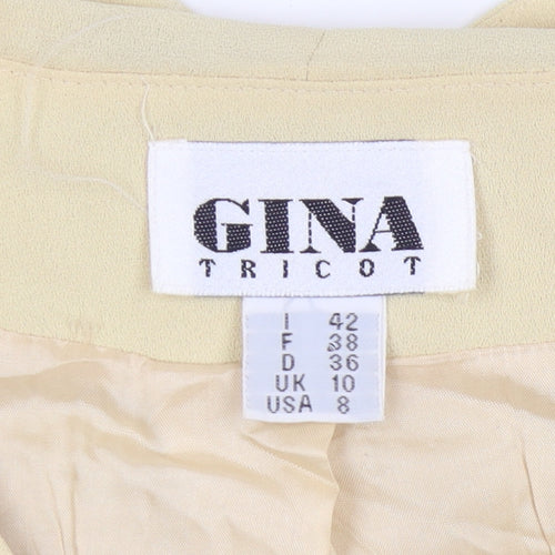 Gina Tricot Women's Beige Short Sleeve Suit Jacket