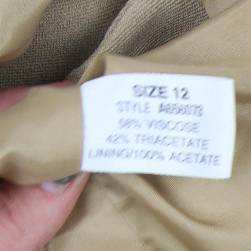 Linea Women's Beige Long Blazer Size 12
