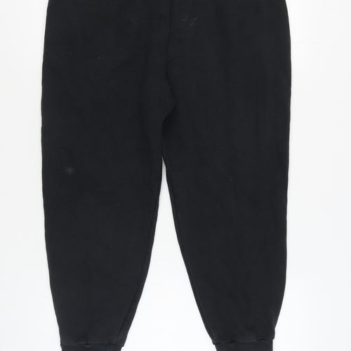 Reebok Men's Black Jogger Trousers L Elastic Waist