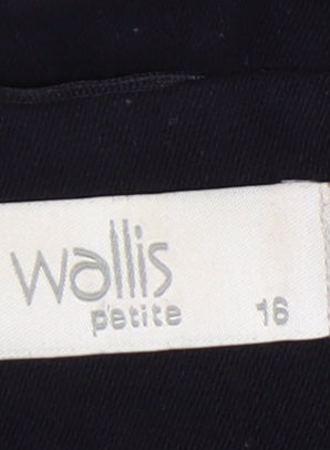 Wallis Women’s Black Petite Blazer Size 16