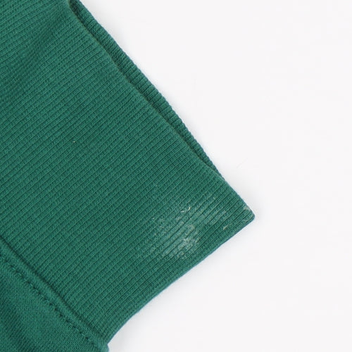 H&M Green Pullover Hoodie Unisex XS