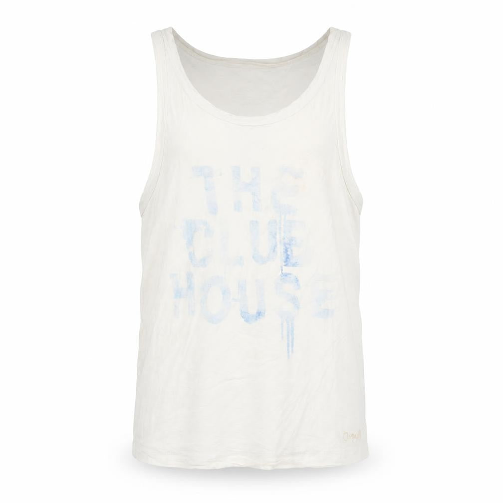Jack & Jones Men's White Crew Neck Sleeveless T-Shirt M