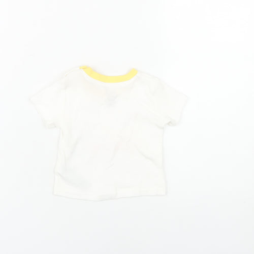 Disney Baby Dumbo T-Shirt, Unisex 3-6M, White Cotton